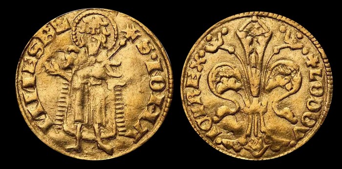 Флорин, королевство Венгрия, 1342-1353 гг. 