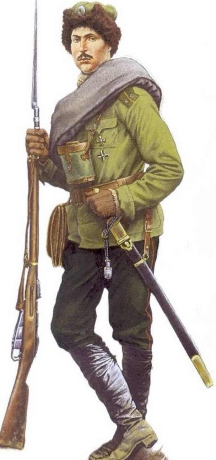 Офицерская полевая форма в Первую Мировую войну