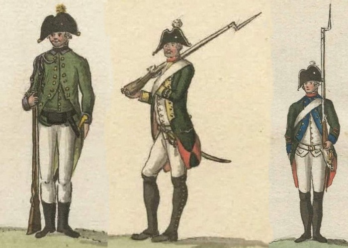 Форма русской армии в войне 2-й коалиции против Наполеона