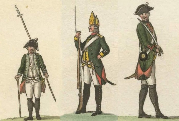 Форма русской армии в войне 2-й коалиции против Наполеона