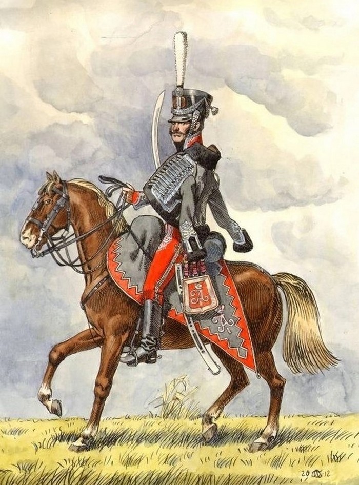 Сумский гусарский полк 1812 г., форма