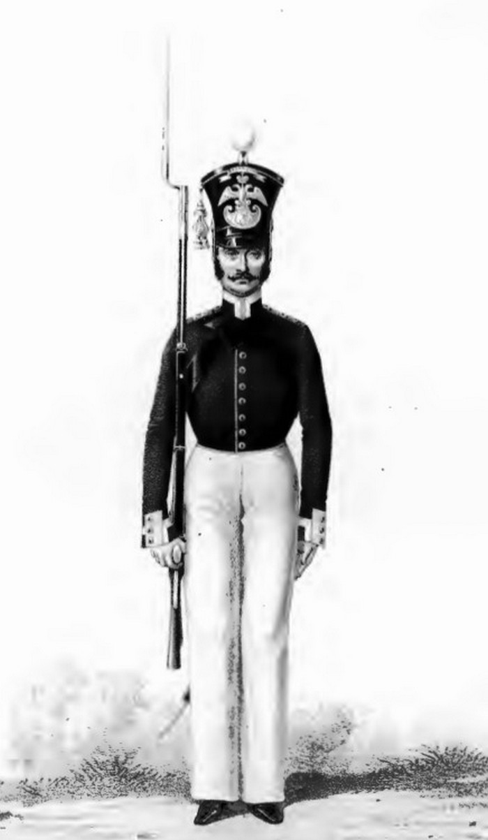 Форма унтер-офицера егерских полков