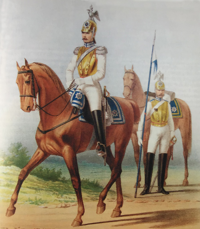 Лейб-кирасирский Его Величества полк,  1846-1855 гг., форма