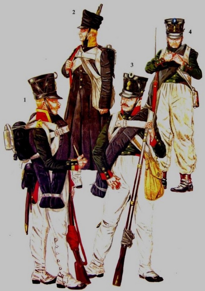 Форма мушкетерских полков императора Александра