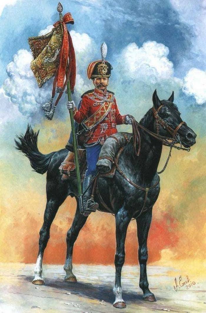 Нагрудный знак Мариупольского 4-го гусарского полка
