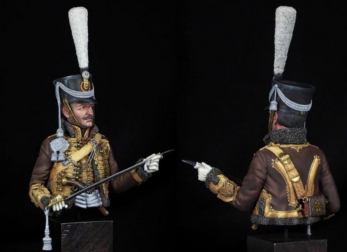 Ахтырский гусарский полк, Военно историческая миниатюра