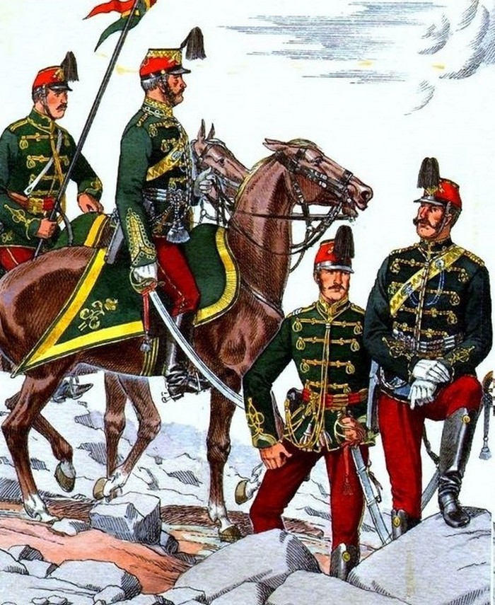 Форма Киевских гусар, Турецкая война 1877-1878 гг.