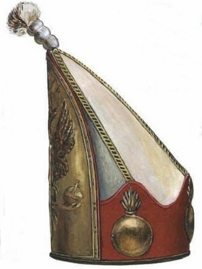 Гренадерская шапка Измайловского полка 1800 г.