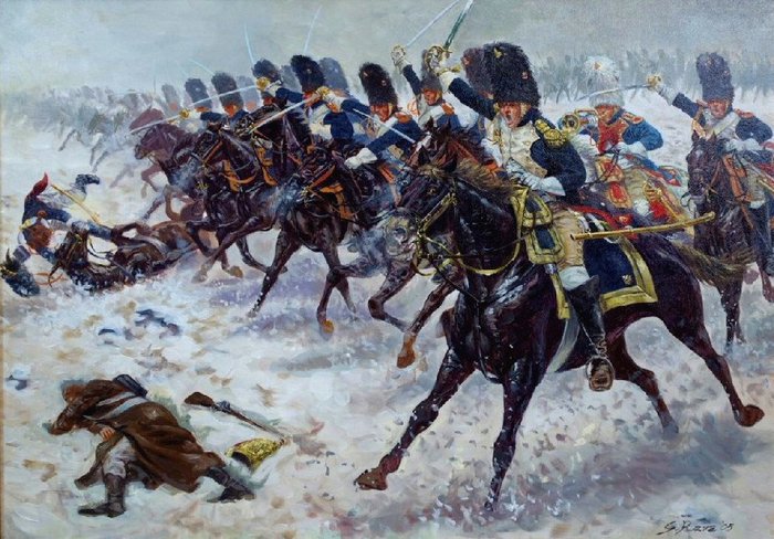 Атака конных гренадер Наполеона