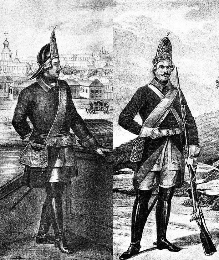 Мундир конных гренадер Семилетней войны 1756-1763 г.