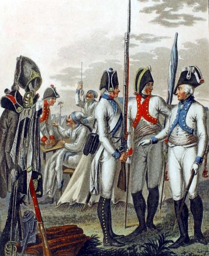Армия Саксонии 19 век, форма