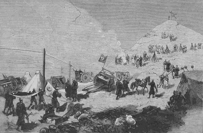 Захват Шипкинского перевала, Турецкая война 1877-1878 гг., рисунок