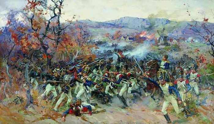 Атака лейб-гвардии Егерского полка