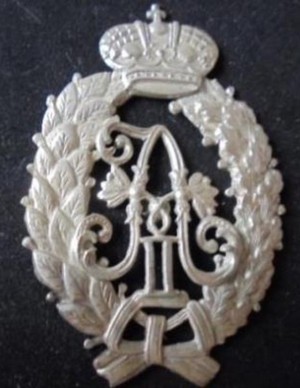 Знак отряда почетного конвоя императора Александра 2 в Турецкой войне 1877-1878 гг.