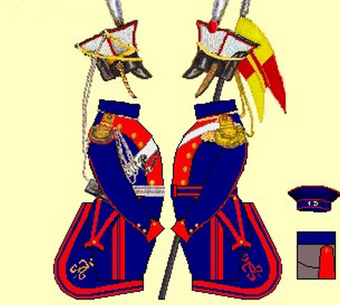 Форма Таганрогского уланского полка 1812 г.