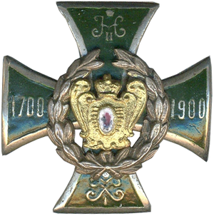 Нагрудный знак Казанского 64-го пехотного полка