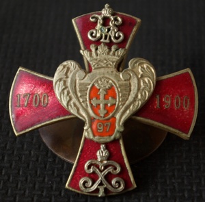 Нагрудный знак Лифляндского 97-го пехотного полка