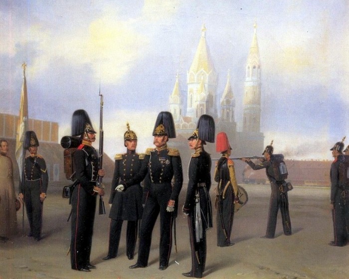 Лейб-гвардии Егерский полк форма  XIX век.