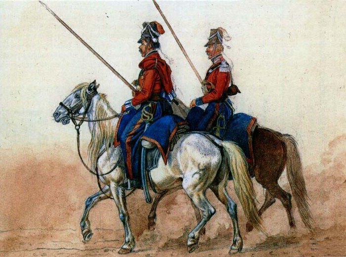 Форма лейб-гвардии Казачьего полка 1812 г.