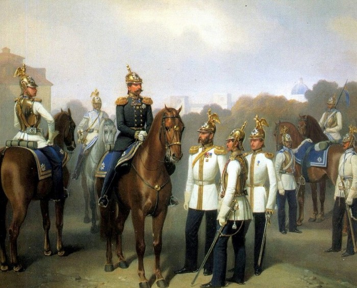 Лейб-гвардии Кирасирский Ее Величества полк, Adolph Jebens, 1856 г. форма