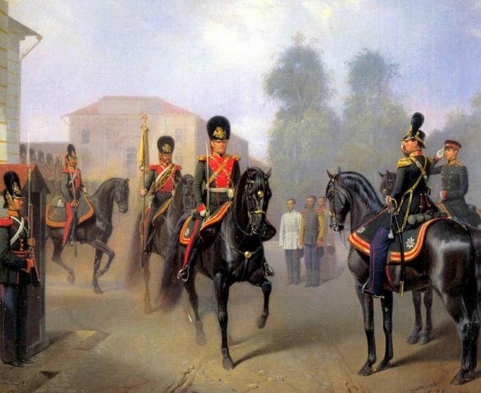лейб-гвардии Конно-гренадерский полк, Adolph Jebens, 1856 г., форма