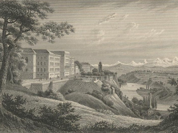 Библиотека города Берн 1857-1881, Швейцария
