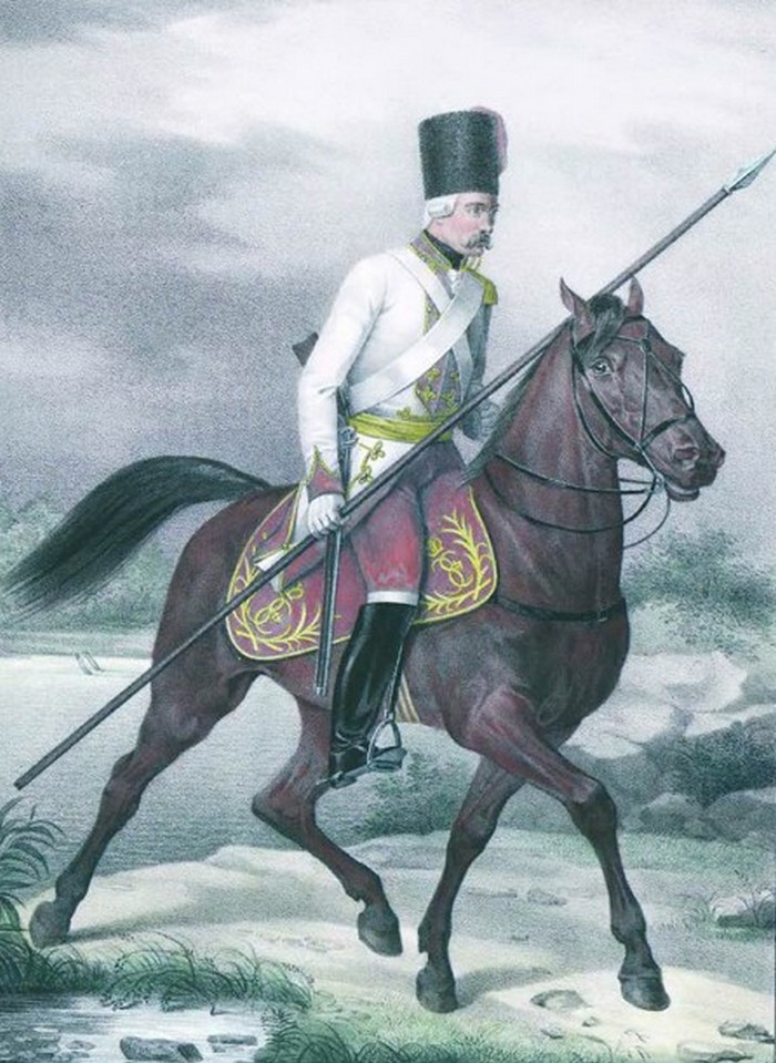 Конный рядовой Елисаветградского пикинерного полка, форма