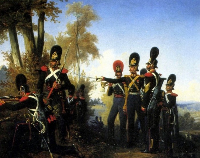 Лейб-гвардии Конно-гренадерский полк Adolph Jebens, 1851 г., форма