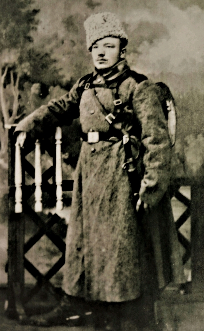 Главатских Михаил Лукьянович (1892-1978) фейерверкер 36-й артиллерийской бригады, ПМВ