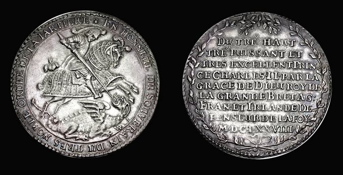 Талер 1678 г. Саксония-Альбертин