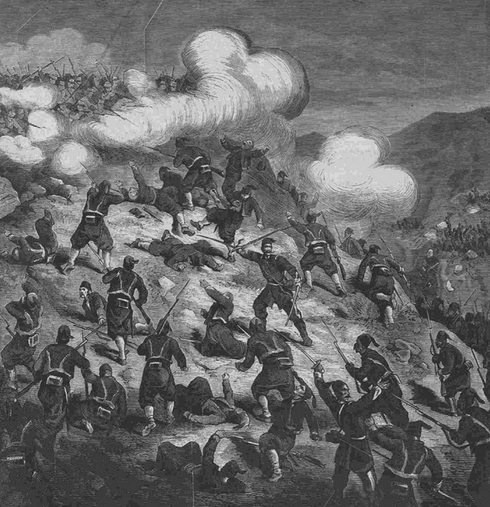 Оборона Шипкинского перевала, Турецкая война 1877-1878 гг., рисунок