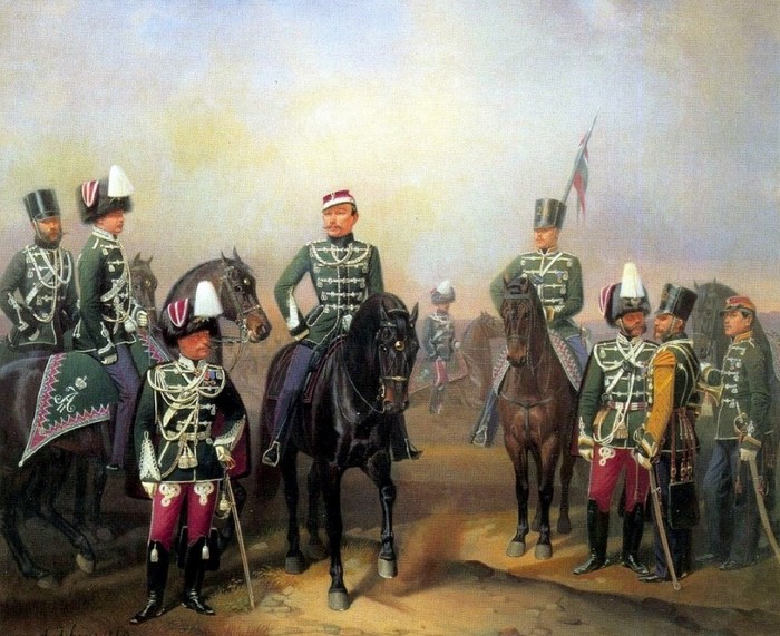 Чины лейб-гвардии Гродненского гусарского полка, Adolph Jebens, 1863 г., форма